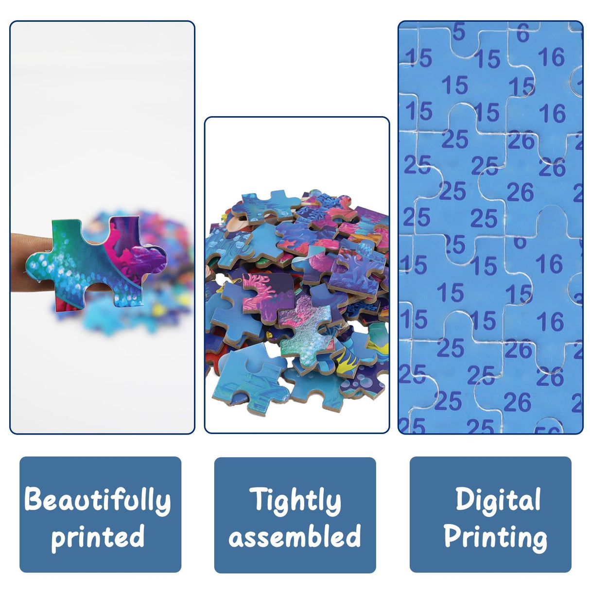 Princess Puzzles for Kids Ages 4-8 60 Pieces - Jigsaw Puzzle for Girls and Boys in Metal Box - Educational Toys for Ages 3-5 (Princess 0677) doovide