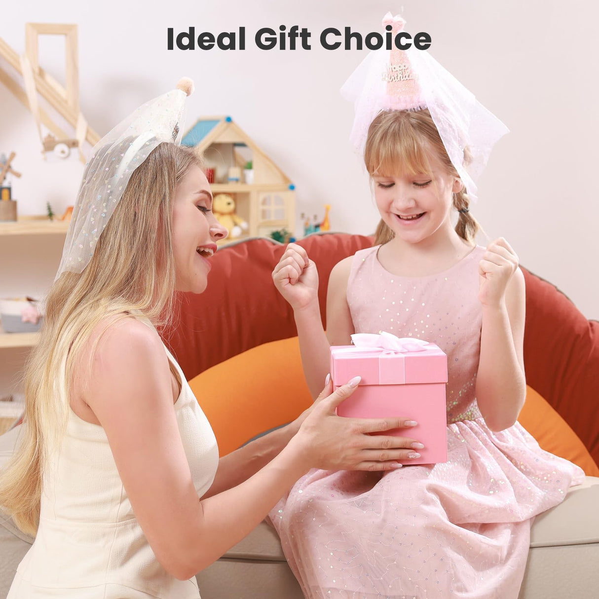 Tilhumt Clay Bead Spinner, Electric Bead Spinner for Jewelry Making, Friendship Bracelets Maker with Needle and Elastic String, Gift for Girls, Patent Design, Pink (Beads Not Included) Tilhumt