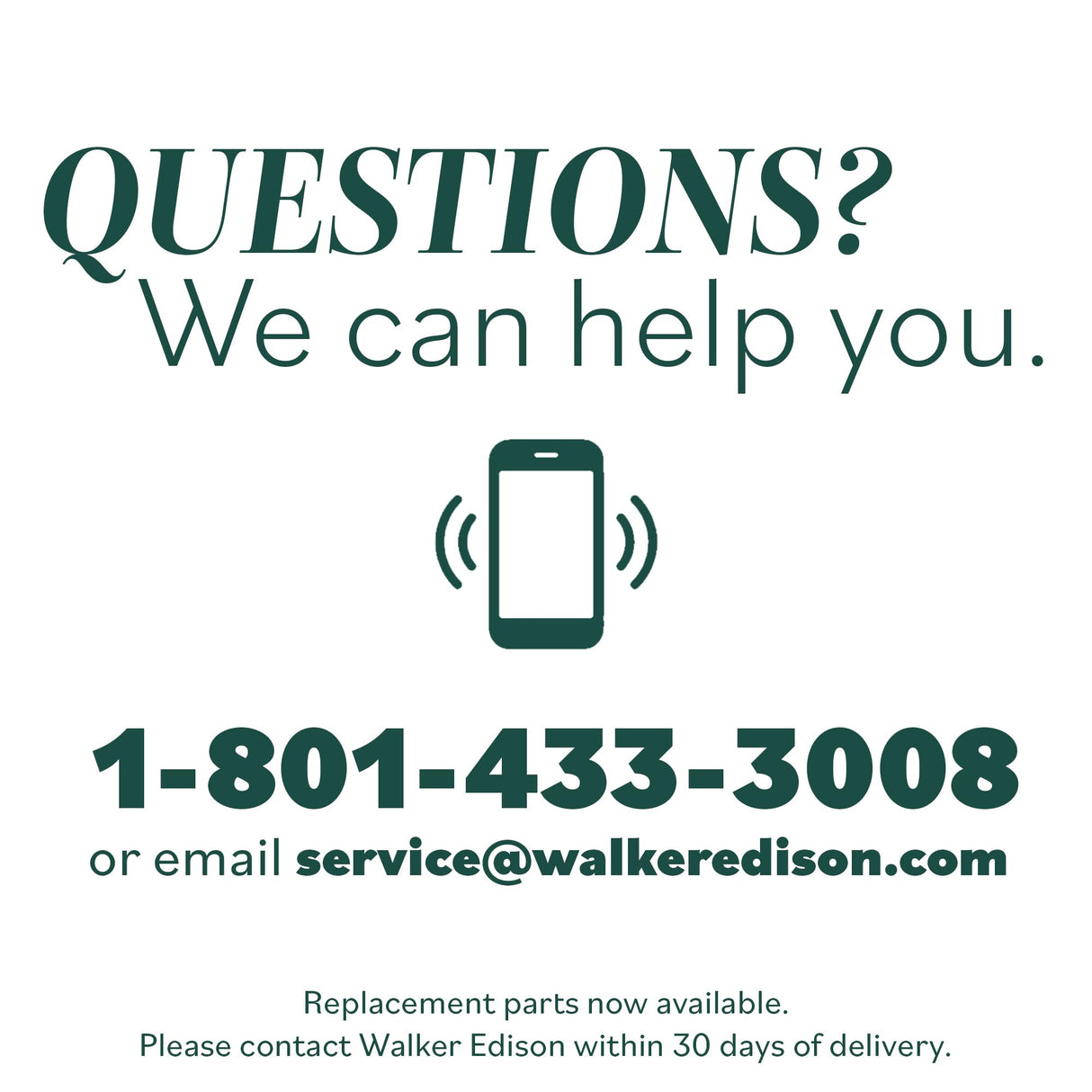 Walker Edison Rustic Farmhouse Wood Computer Writing Desk Home Office Workstation Small, 46 Inch, Grey Walker Edison