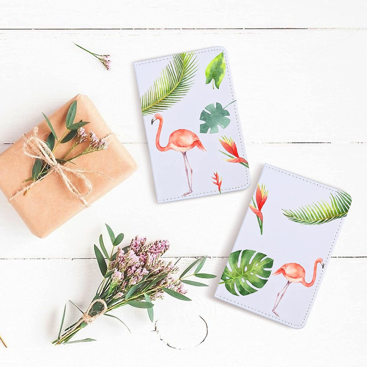 4 Pieces DIY Sublimation Passport Holder Covers, PU Leather Blank Heat Transfer Travel Passport Book Holder Wallet Cover for Passport, Business Cards, Credit Cards, Boarding Passes Haomian