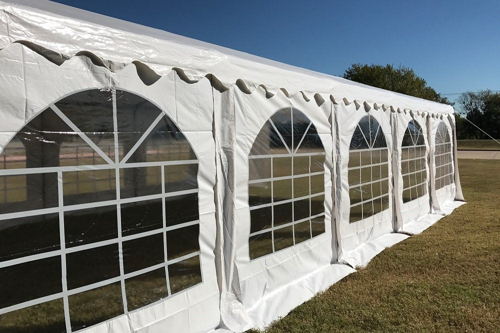 DELTA 40'x20' Budget PVC Party Tent, Large Wedding Tent Canopy Heavy Duty Party Tent Outdoor Patio Tent Outdoor Gazebo Event Shelter Canopy DELTA