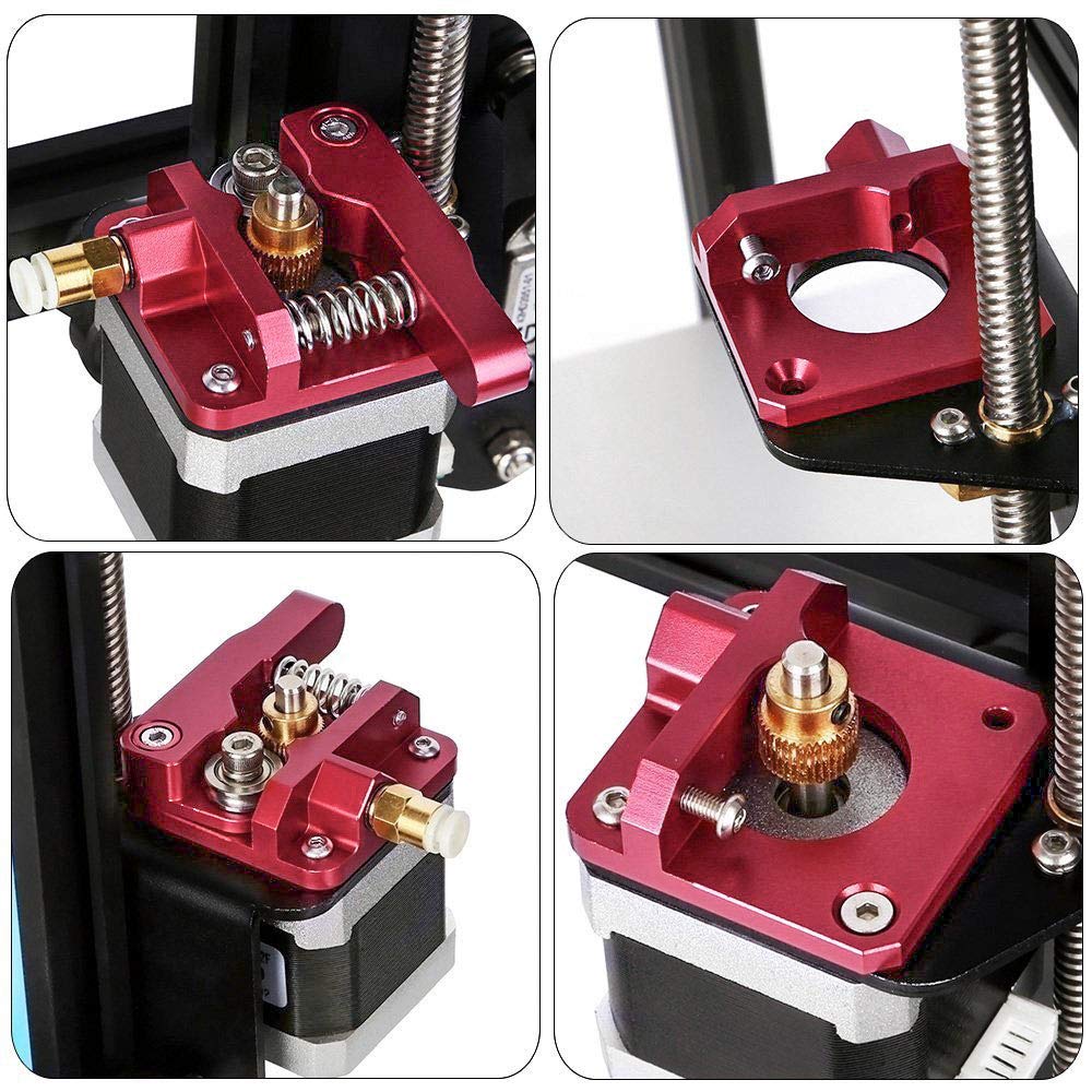 Aokin Upgraded Aluminum MK8 Extruder Drive Feed 3D Printer Extruders for Creality Ender 3/3 Pro/3 V2, Ender 5/5 Pro/5 Plus, CR-10/10S, CR-10 S4, CR-10 S5 Aokin