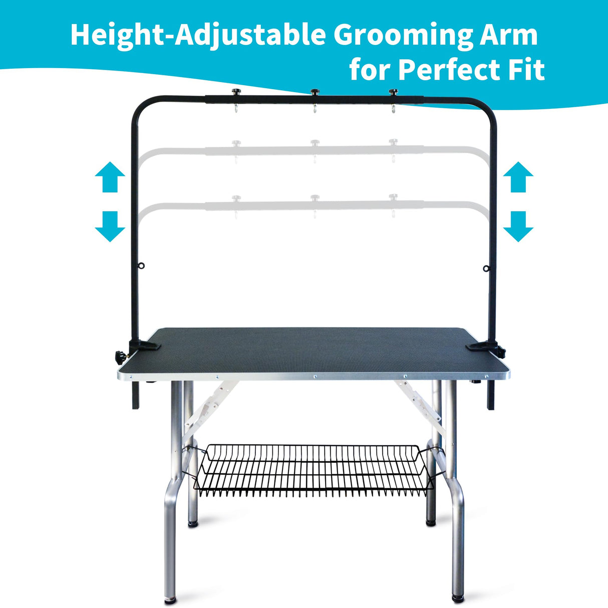 SHELANDY 46-in Dog Grooming Table for Large Pets SHELANDY