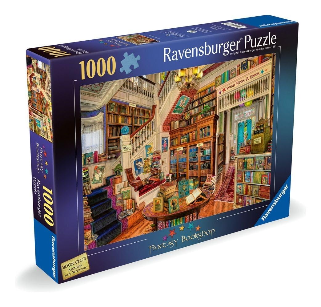 Ravensburger The Fantasy Bookshop 1000 Piece Jigsaw Puzzles for Adults and Kids Age 12 Years Up Ravensburger