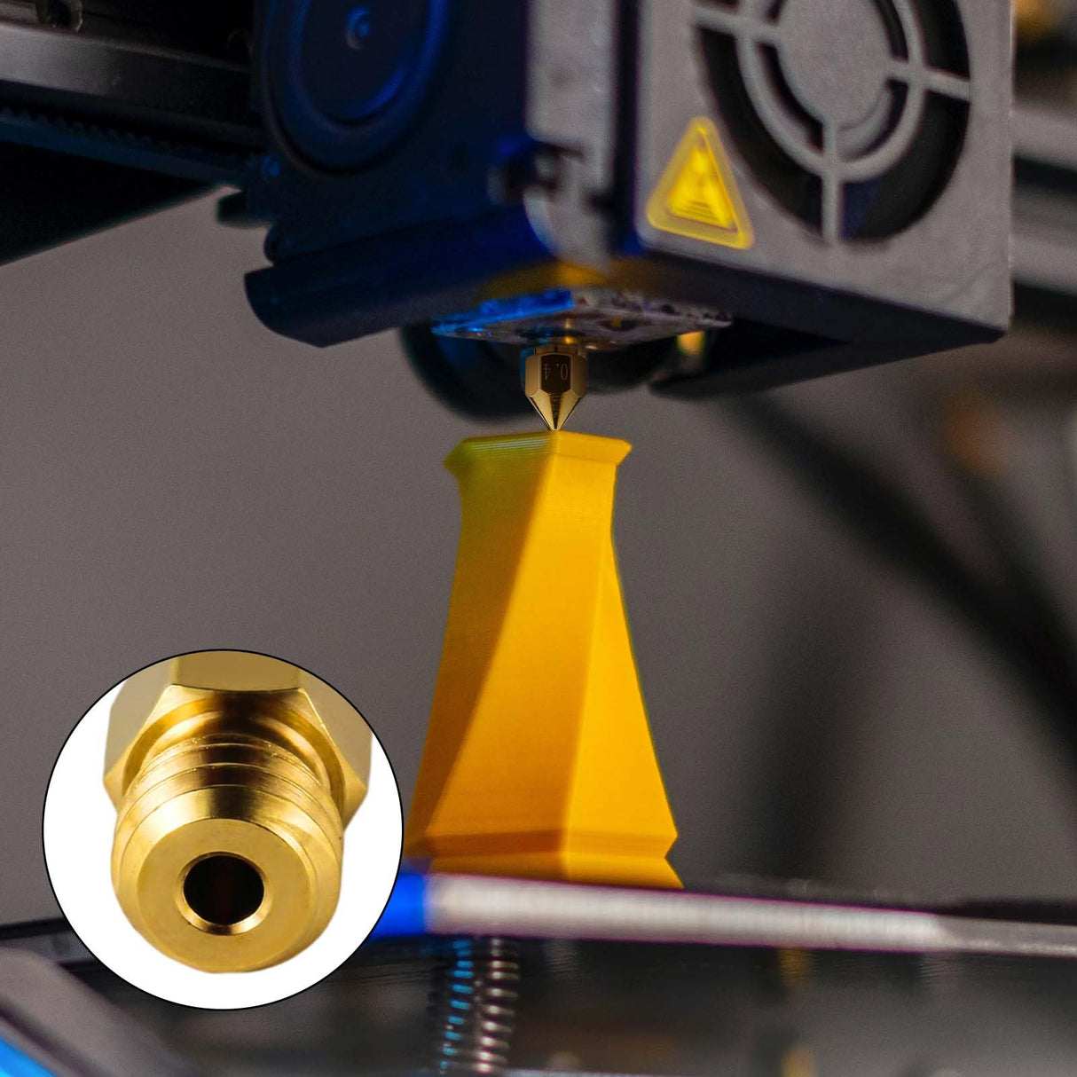 31pcs 3D Printer Nozzles, MK8 Nozzle Kit 0.2mm 0.3mm 0.4mm 0.5mm 0.6mm 0.8mm 1.0mm 3D Printer Brass Hotend Nozzles with Wrench Cleaning Tool Kit for Ender 3 Pro/V2 Extruder Printer Accessories Kit NQEUEPN