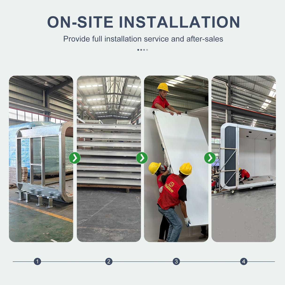 Walkmax Luxury modern prefab cabin - 19ft mobile capsule with bedroom, kitchen and bathroom, storm resistant prefab cabin -15 typhoon and 10 earthquake proof mobile cabin for travel and outdoor living WalkMax