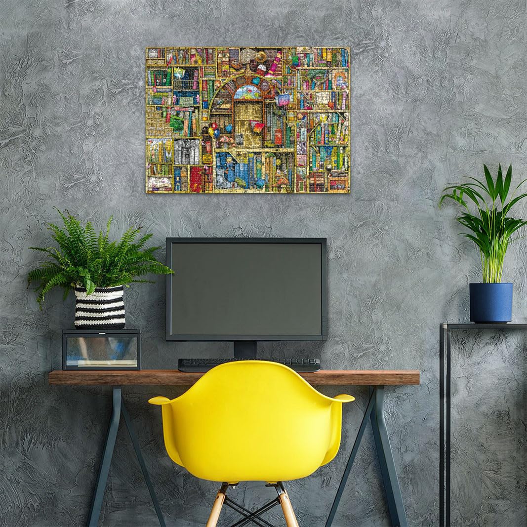 Ravensburger The Bizarre Bookshop 2 1000 Piece Jigsaw Puzzle for Adults - 12000300 - Handcrafted Tooling, Made in Germany, Every Piece Fits Together Perfectly Ravensburger