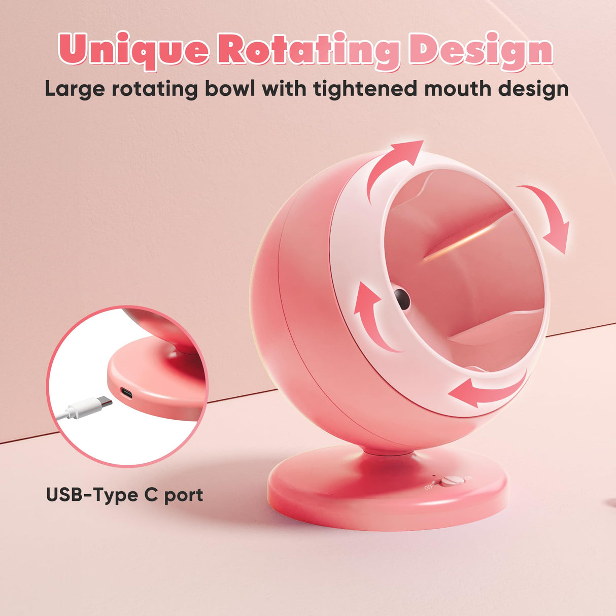 ETUDAW Electric Bead Spinner for Jewelry Making, 4500 PCS Clay Beads for Necklaces and Bracelets, Beginner Bracelet Making Kit, DIY Arts and Crafts Birthday Gifts(Pink) ETUDAW