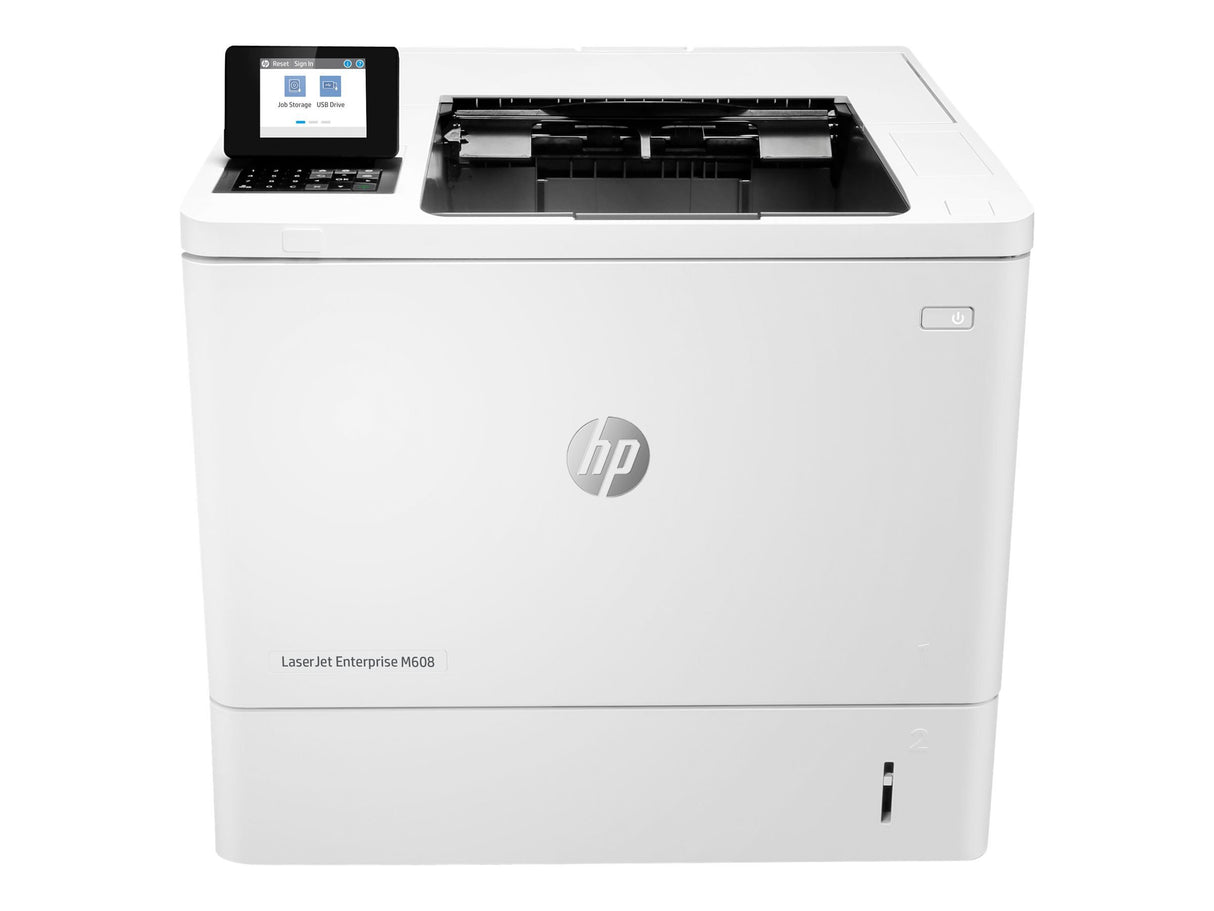HP LaserJet Enterprise M608n Monochrome Printer with built-in Ethernet (K0Q17A), Light Gray HP