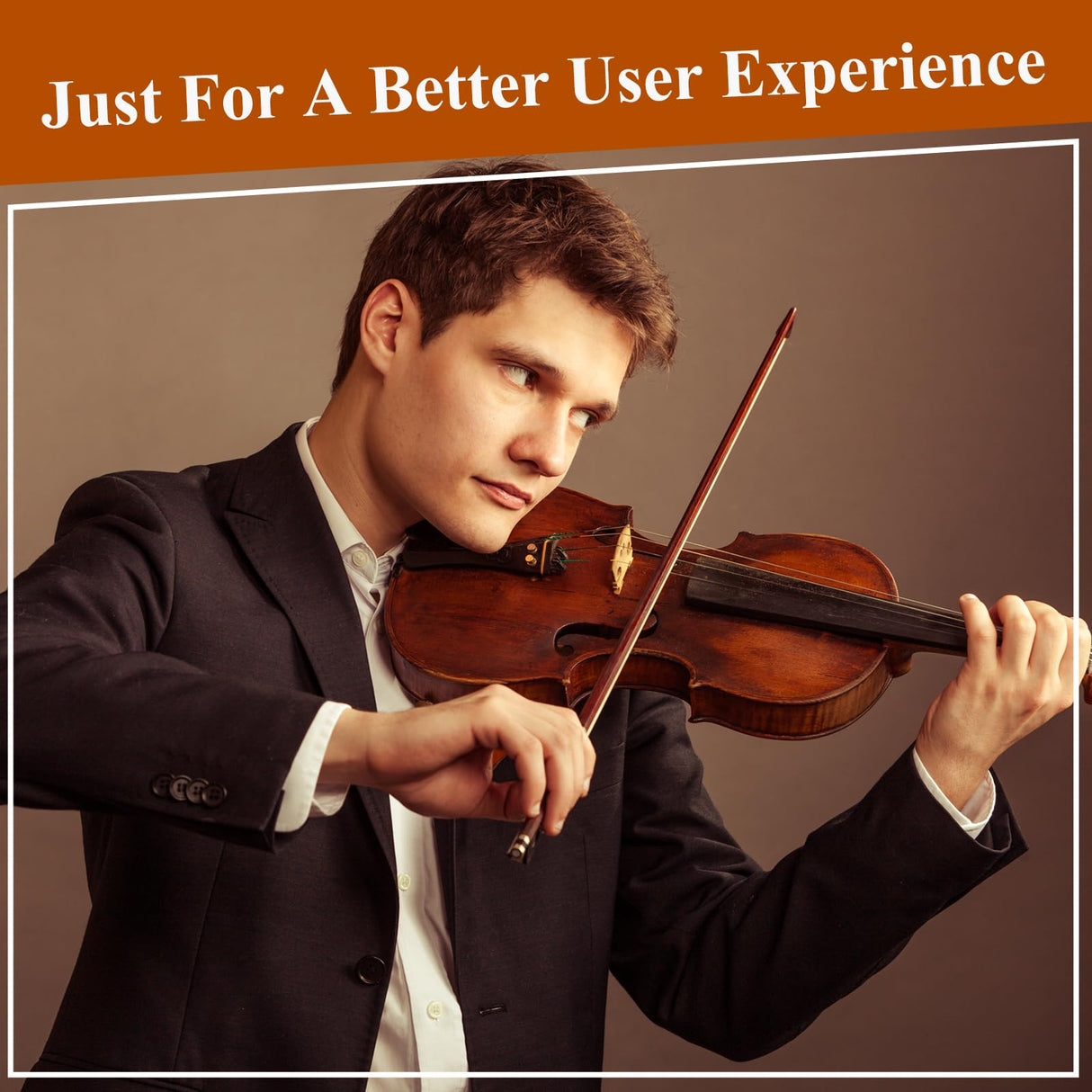 PHOENIX Violin 4/4 Full Size Kit, Violin Fiddle Set for Beginner Adults Student with Rosewood Bow, Extra Strings & Bridge, 2 Rosins, Tuner, Case, Mute, Fingerboard Stickers, Shoulder Rest (Full) PHOENIX