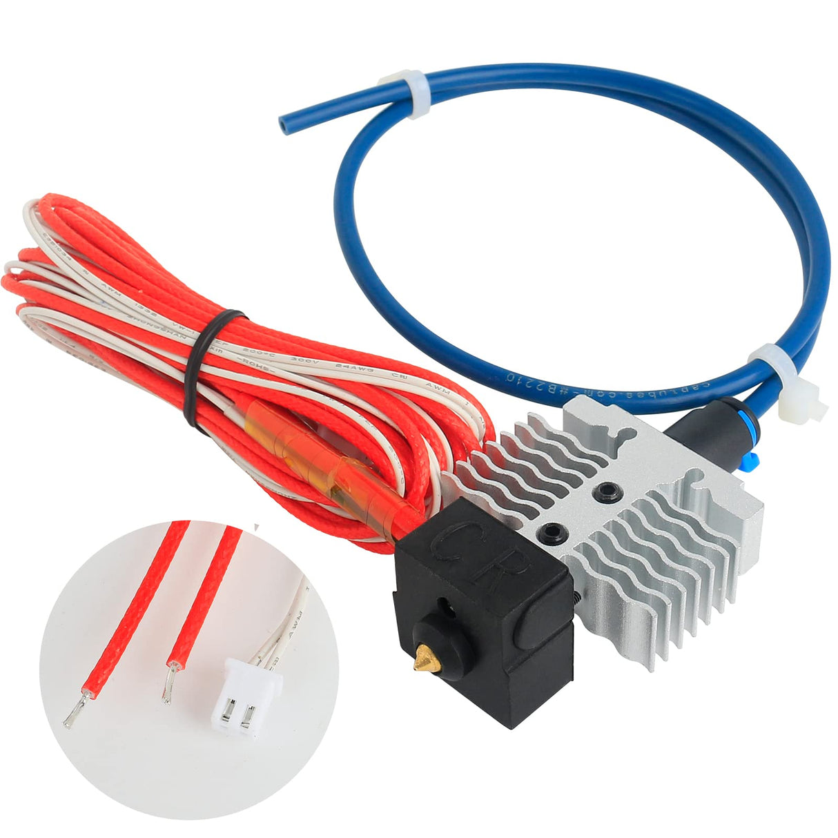 ENOMAKER Upgrade Ender 3 V2 Neo Extruder Hotend Kit All Metal Hot End Assembly Replacement with Capricorn Tube for Creality Ender 3 V2 Neo/Ender 3 Max Neo/Ender 3 Neo 3D Printer ENOMAKER