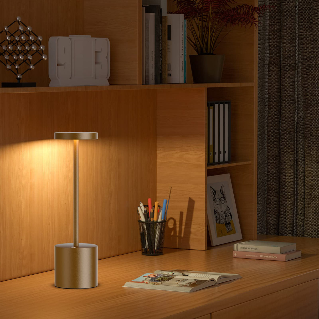 SAKRINGT 2 Pack Cordless Table Lamp Rechargeable,5000mAh Battery Powered Table Light, Dimming Portable LED Desk Lamp for Patio/Restaurant/Outdoor SAKRINGT