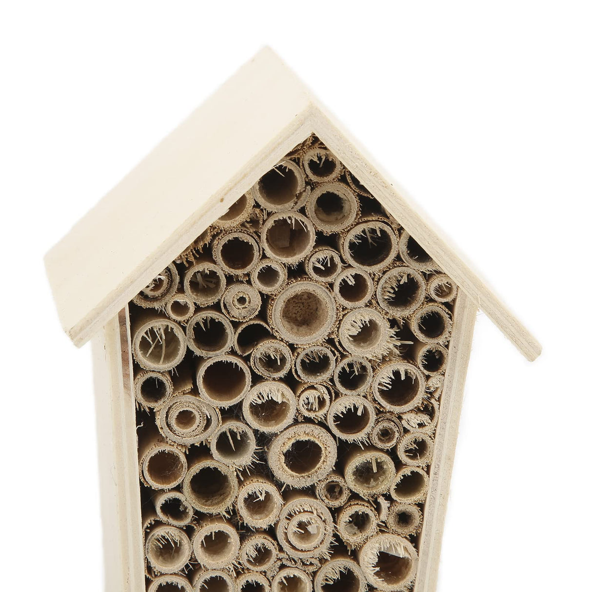 Bee Houses Bird House Bee Hive Wooden Insects House, Wooden Bee Hive, Hanging Hotels for Pollinator Bees, Ladybugs Pssopp
