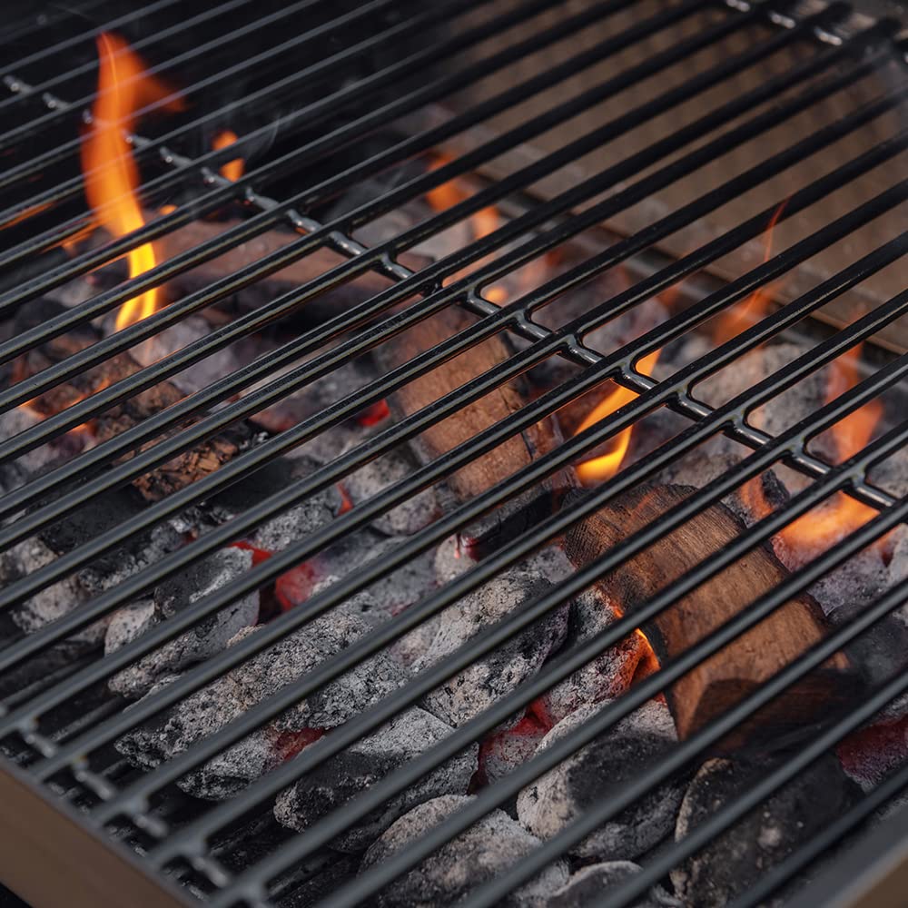 Nexgrill 17.5" Charcoal Barrel Grill with Side Shelf, Perfect for Outdoor Cooking & Grilling, BBQs, Camping, Patio, Garden, Backyard, Tailgating, Black, 810-0063 Nexgrill