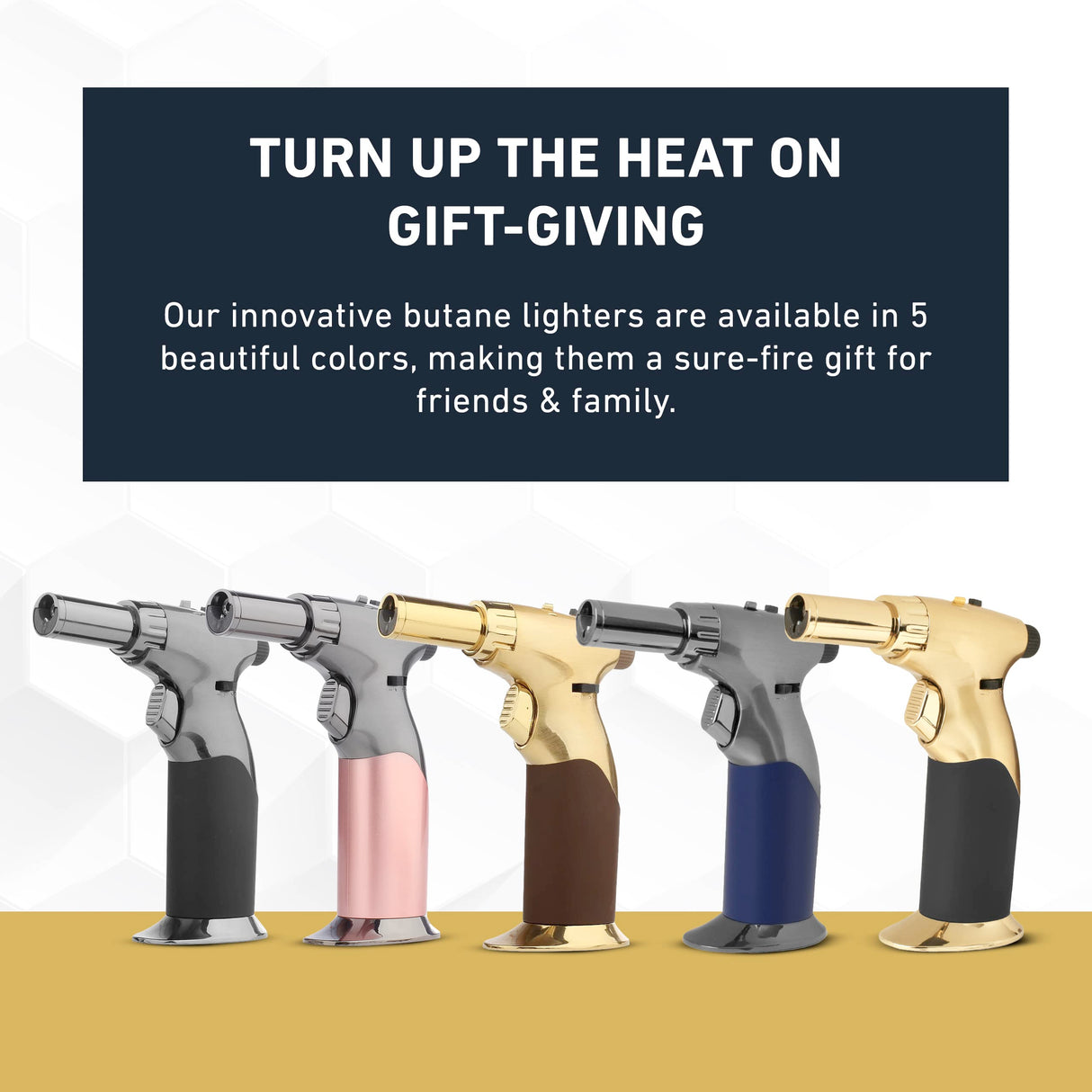 Refillable Butane Torch Gun - Adjustable Mini Blow Torch for Cooking, Welding, and Art by inZaynity inZaynity