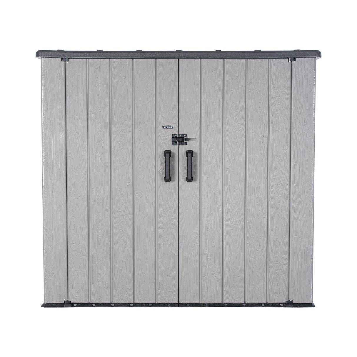 Lifetime Outdoor Utility Storage Shed with Double Wall Steel-Reinforced Construction, 6.3 x 3.6 FT Lifetime
