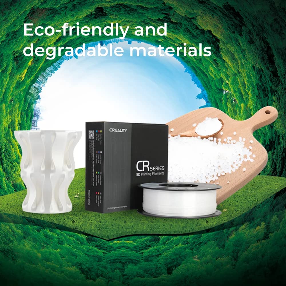 Creality PLA 3D Printer Filament, PLA Filament 1.75mm Silk Shiny PLA Filament +/-0.02mm, 3D Printing Filament 1KG/2.2lb (Gold) Creality