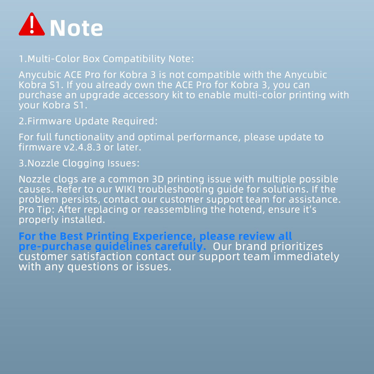 Anycubic Kobra S1 3D Printer Only, Support Multi Color Printing Needs ACE Pro, Max 600mm/s High Speed High Precision Anycubic App One-Click Printing Ultra-Quiet Printing 250 * 250 * 250mm ANYCUBIC