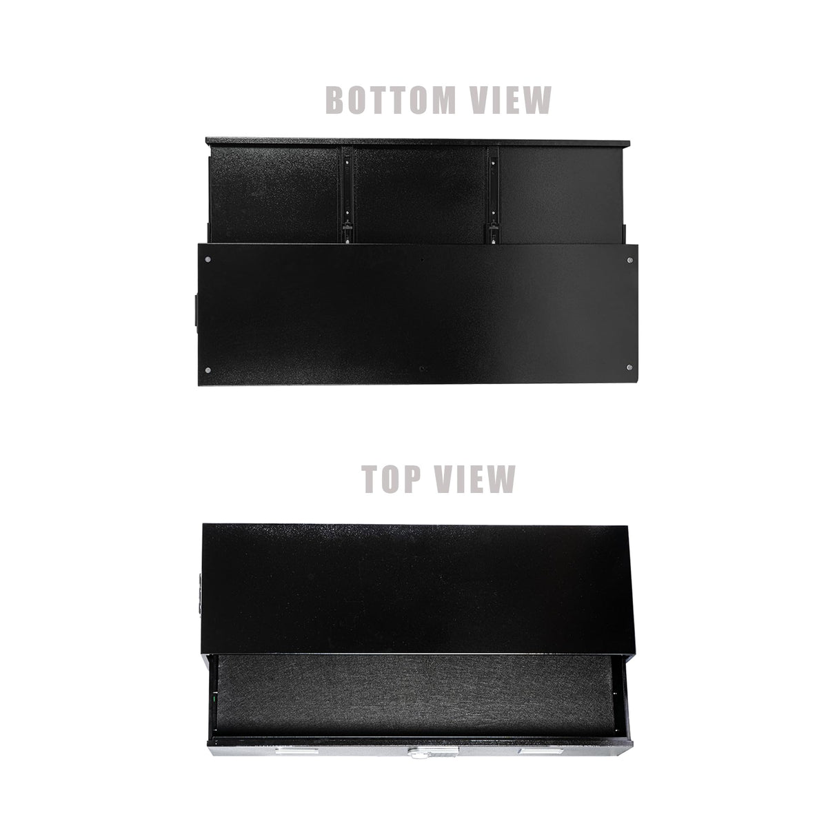 Under Bed Gun Safe Drawer for AR Rifle - Long Storage Case for Car Trunk Gun Storage - Rifle Safes for Home Rifle and Pistols, Horizontal and Vertical Gun Safe POCHAR