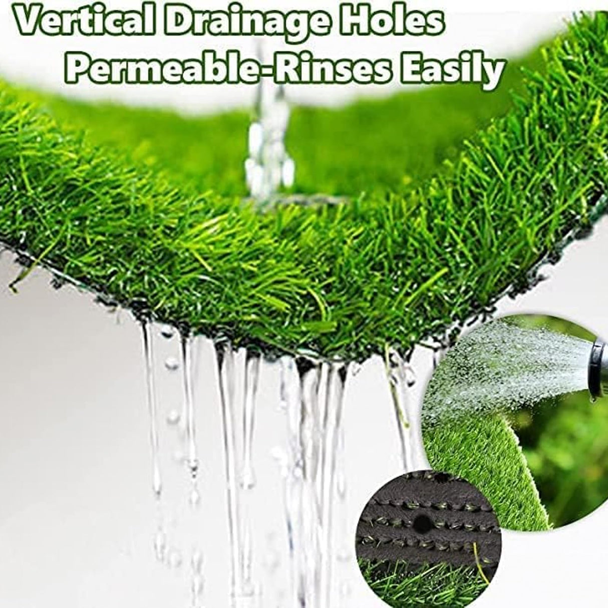 SSRIVER Dog Grass Pad,51.1x31.8In Fake Grass for Dogs,Artificial Grass Pee Pad for Puppies Potty Training Indoor Outdoor SSRIVER