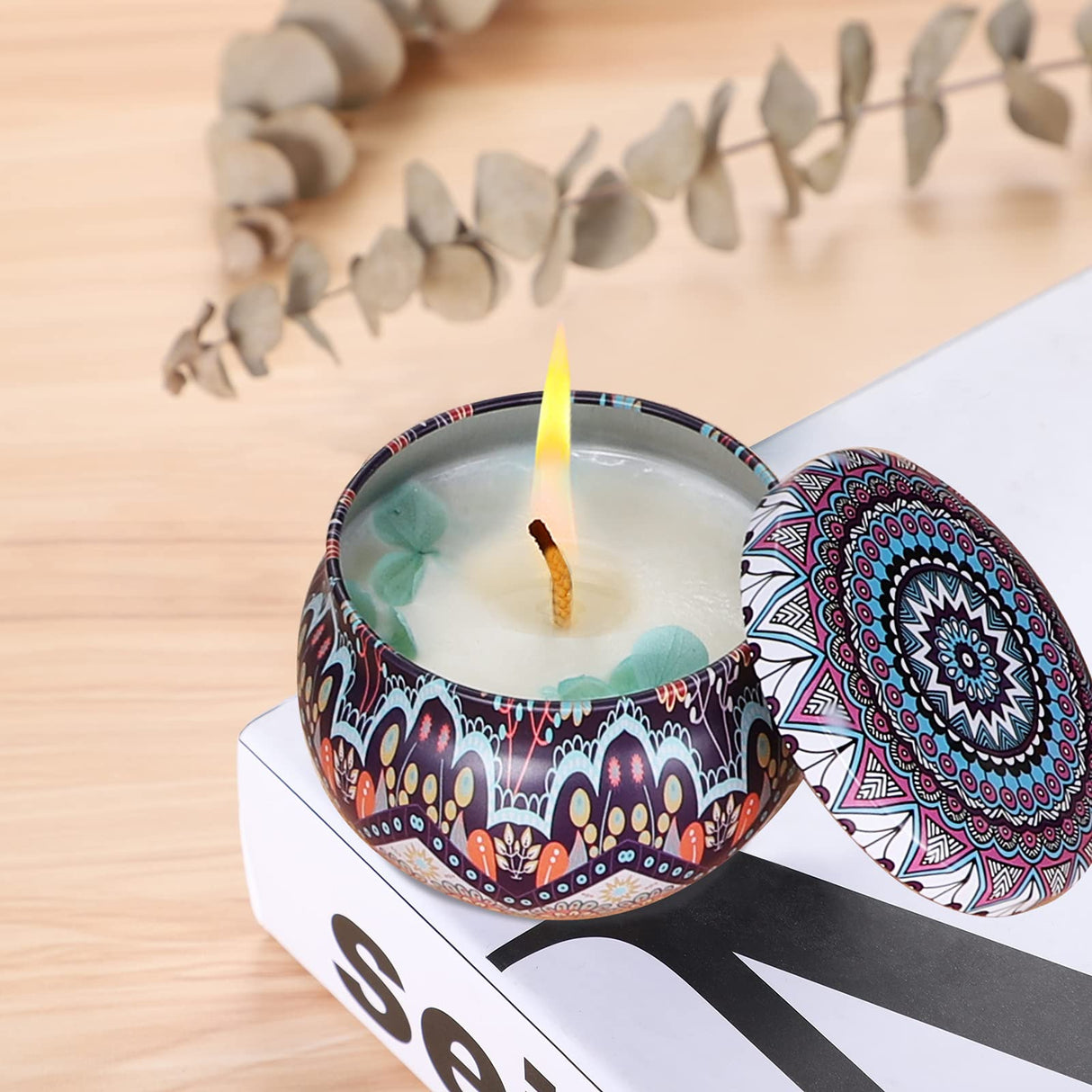 ABK Candle Making Pouring Pot, 1800ml/60oz Double Boiler Wax Melting Pot, 304 Stainless Steel Candle Making Pitcher with Heat-Resistant Handle and Dripless Pouring Spout Design,1Pc Spoon ABK