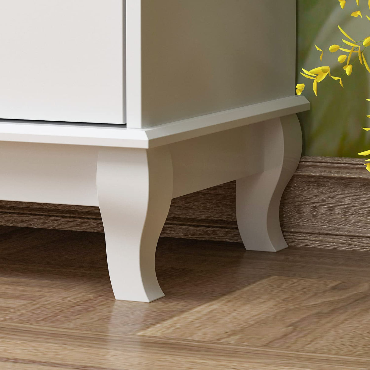 Hitow 10 Drawer Double Dresser for Bedroom, Traditional Dresser Chest with Wide Drawers and Metal Handles, Wood Storage Chest of Drawers for Closet Hitow