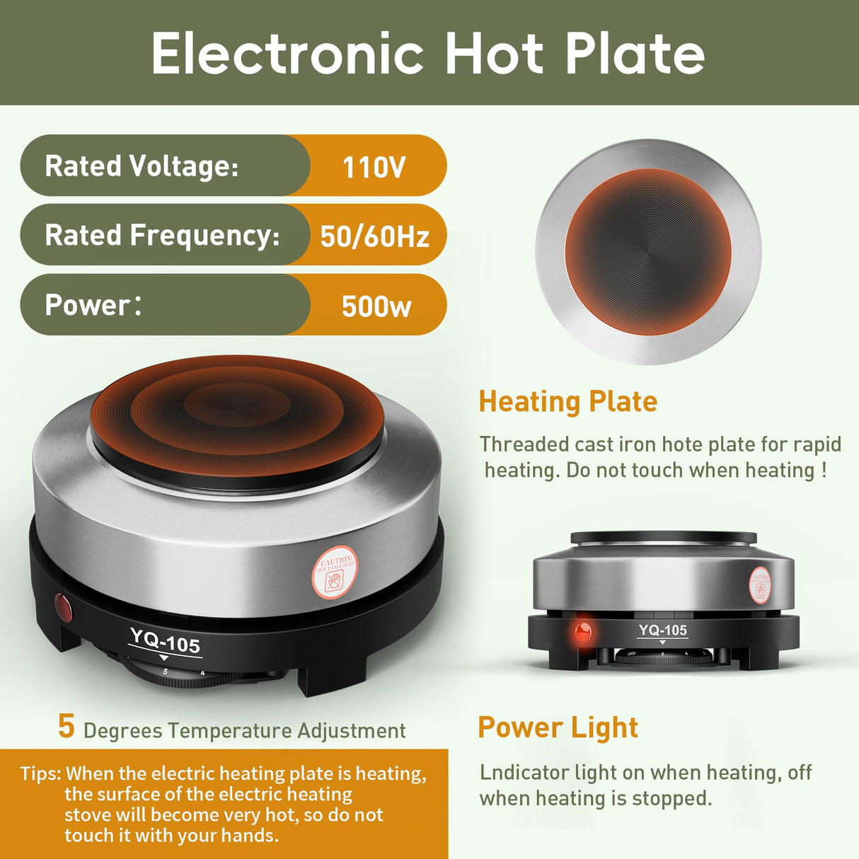 CasaCulina 2024 New Candle Making Kit with Hot Plate, Candle Making Supplies with Wax Melting Pot, Stirring Spoon, Anti-Scalding Pad, Thermometer for Adults Beginners, Candle Making Pouring Pot CasaCulina