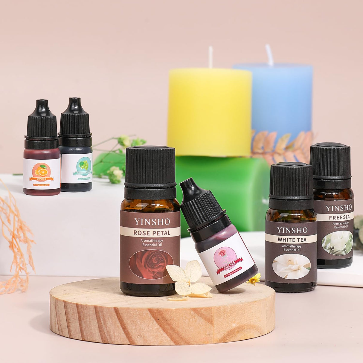 Blingfun 2LB Soy Wax Candle Making Kit,DIY Candle Making Supplies with Wicks, Stickers,Candle Jar, Melting Pot,Fragrances Oils & Dyes,Scented Candle Starter Full Kit for Adults Blingfun