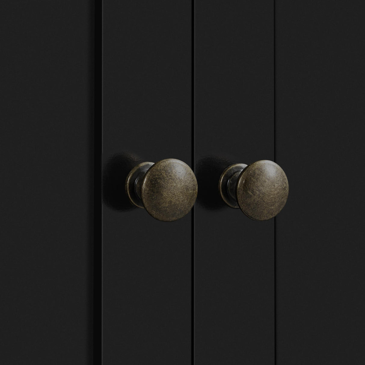 Topeakmart Wood Shoe Cabinet, Floor Storage Container with 4 Storage Shelves for Entryway Bathroom Living Room, Black Topeakmart