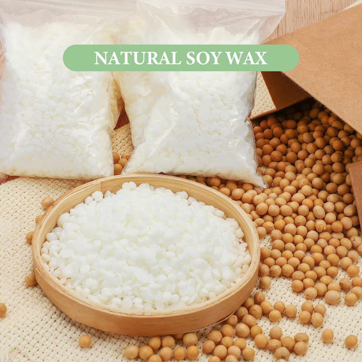 SAEUYVB Candle Making Kit for Adults - Full Set Candle Making Supplies - Soy Candle Kit - DIY Starter Scented Soy Candle Making Kit - Perfect Decoration for Family Life SAEUYVB