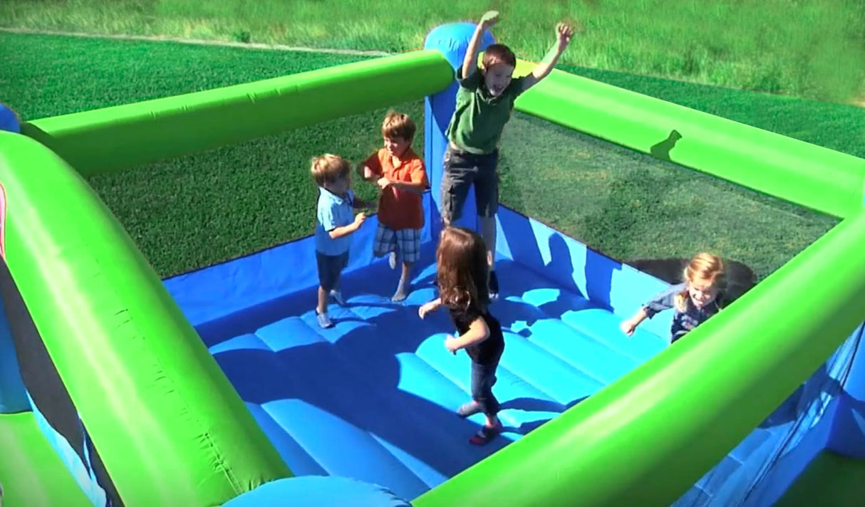Blast Zone Big Ol Bouncer Inflatable Bounce House w/Blower - Huge - Premium Quality - 6 Players Blast Zone