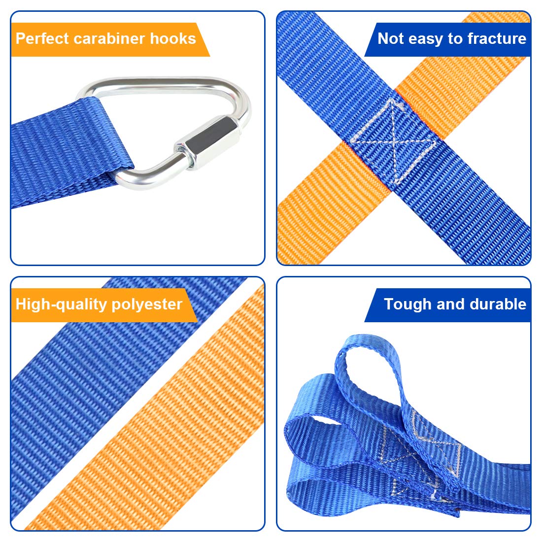 Climbing Net for Kids Outdoor, Portable Ninja Cargo Net Rope Ladder Monkey Bars for Ninja Slackline, Jungle Gyms, Swing Set, Ninja Warrior Style Obstacle Courses for Outdoor Treehouse TOPNEW