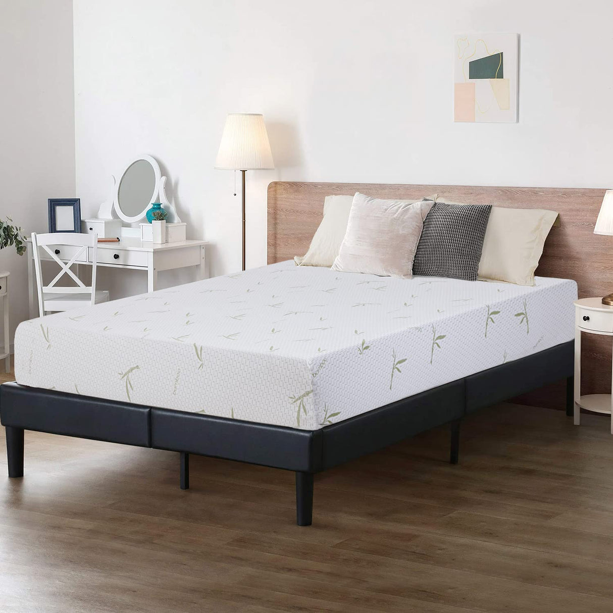 BestMassage 6 in Gel Memory Foam Mattress Mattresses for Cool Sleep & Pressure Relief,Medium Firm Mattresses CertiPUR-US Certified/Bed-in-a-Box,King BestMassage