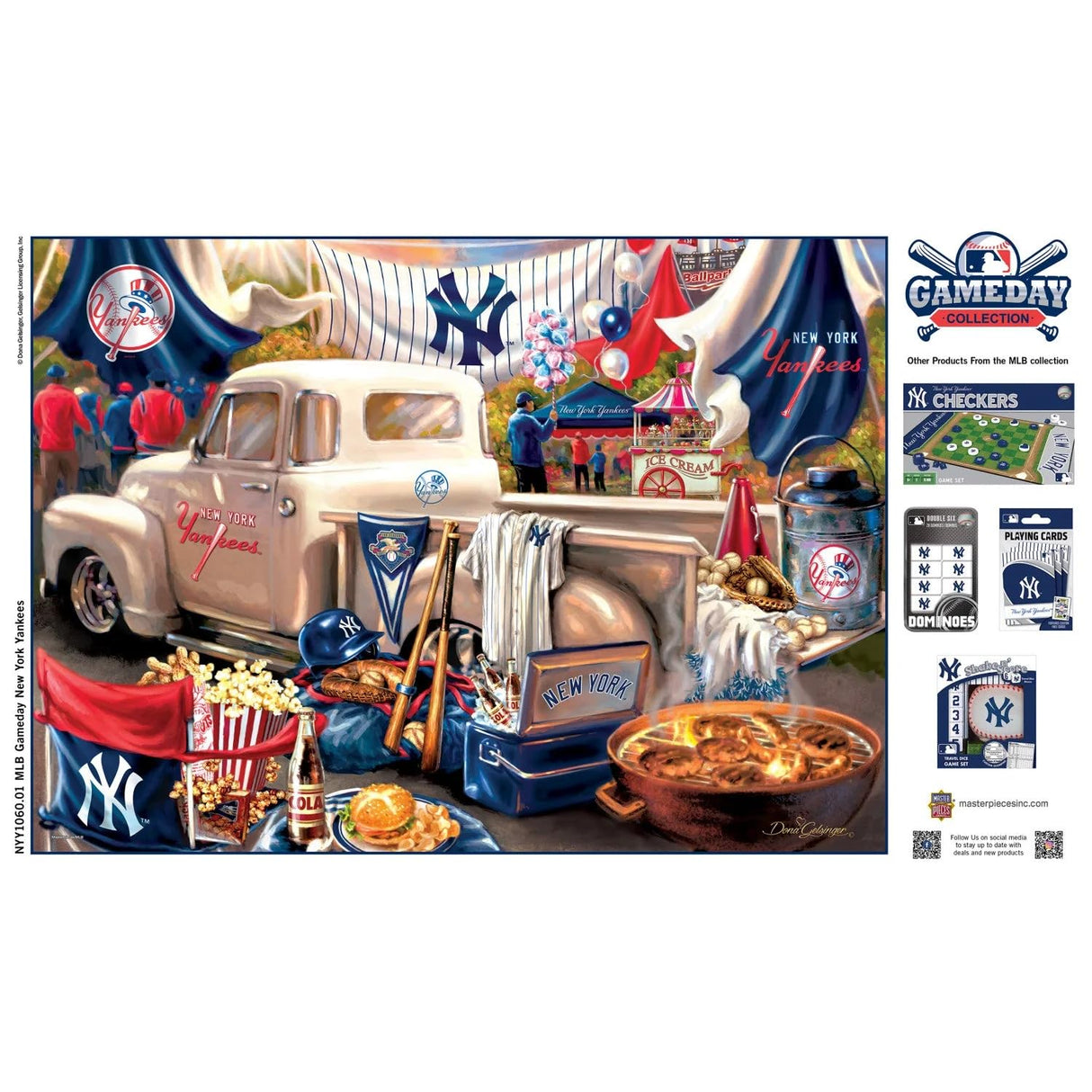 Baby Fanatic Nyy1060: New York Yankees Gameday 1000Pc Puzzle Baby Fanatic