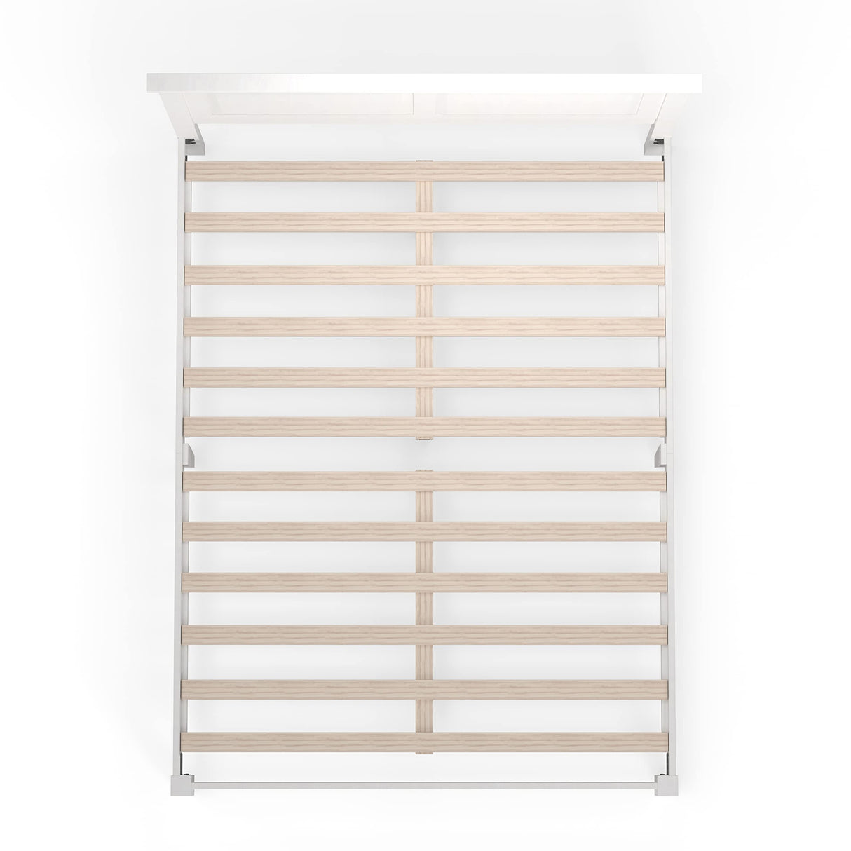 Glenwillow Home Cottage Style Queen Solid Wood Platform Bed in Gloss White Glenwillow Home