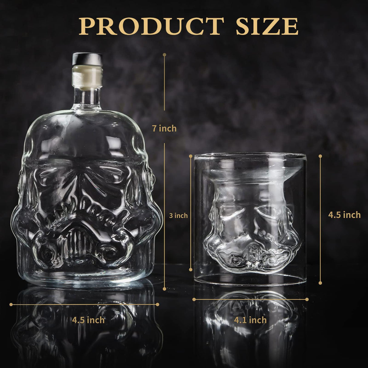 Whiskey Decanter Set Gifts for Men with 2 Wine Glasses 150ml, Whiskey Carafe for Bourbon, Vodka, liquor Decanter, Alcohol Gifts, Valentine's Day Gift for Men Dad Husband (750ml) PYPIBAWLY