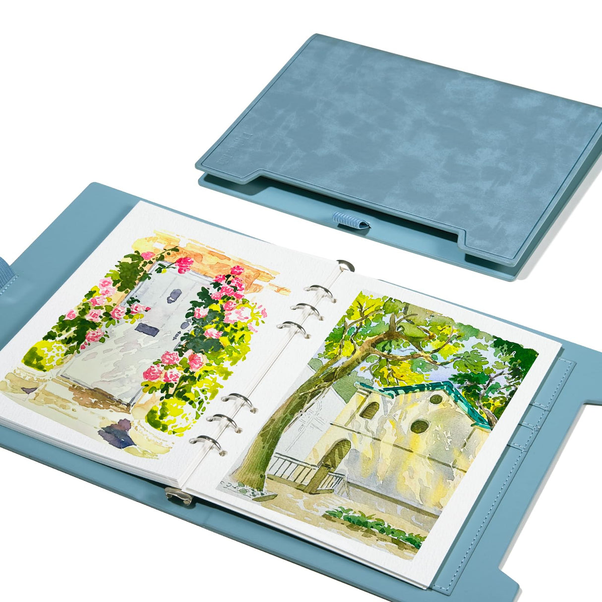 Lightwish Watercolor Sketchbook,100% Cotton Acid Free Watercolor Journal,300gsm/140lb Cold Press Watercolor Paper for Artists,Adults,Students,20 Sheets,9.25 * 6.3 Inches LIGHTWISH