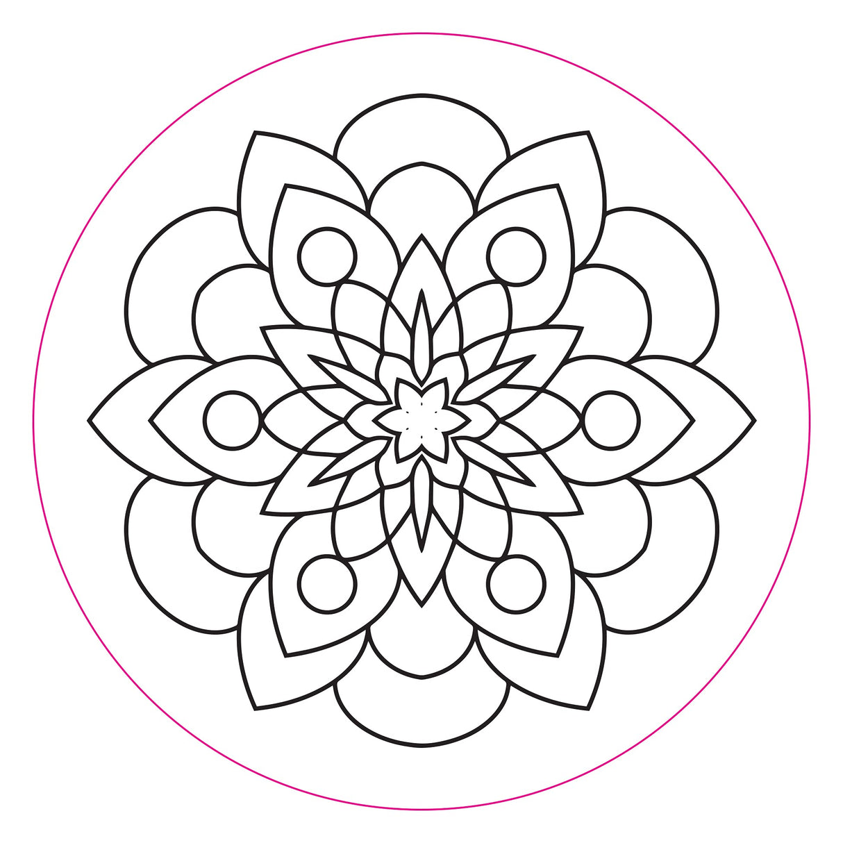 Mandalas Embroidery Transfers (set of 10 hoop designs!) PETER PAUPER PRESS