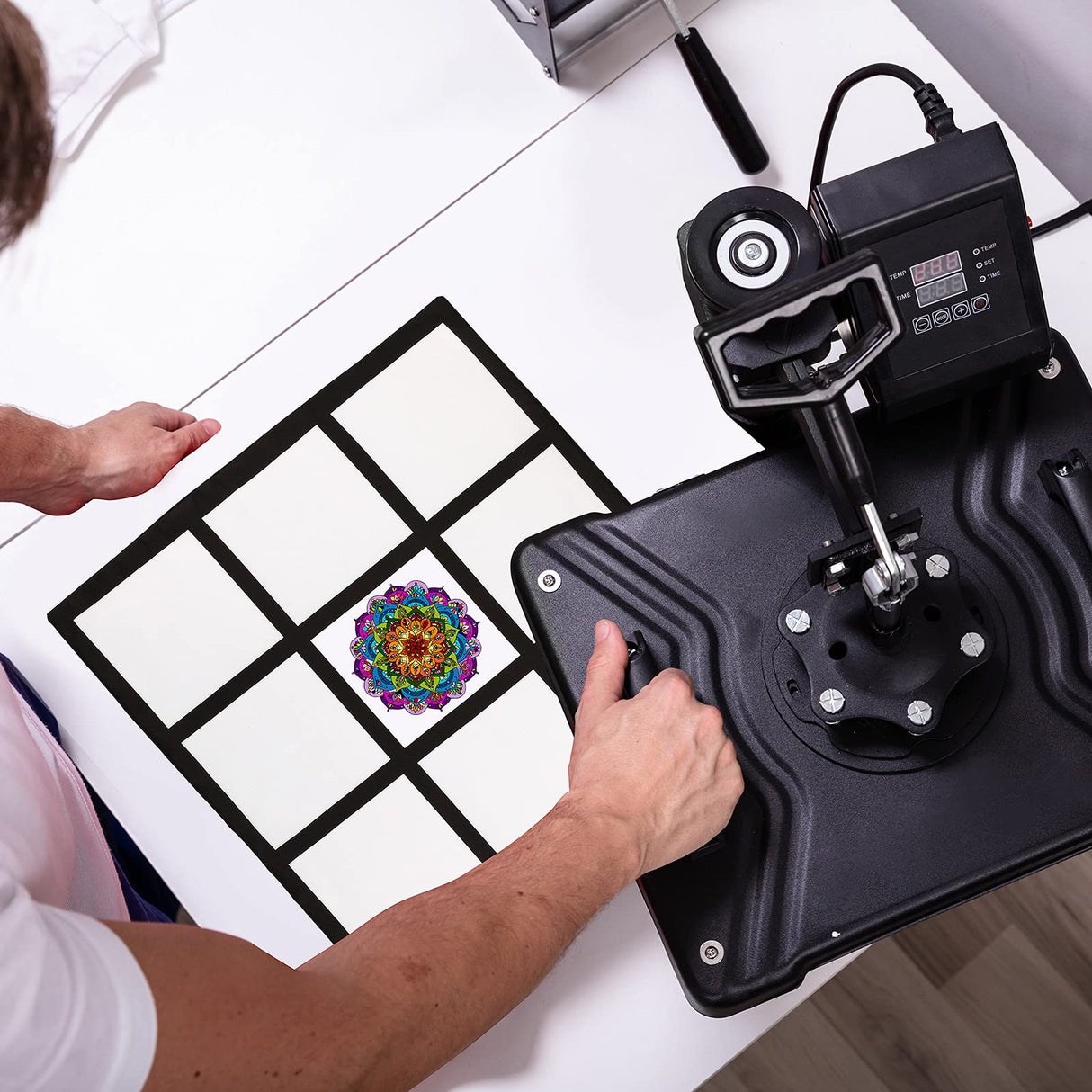 Sublimation Blanks Panel Pillow Case DIY Polyester Cushion Cover 17.7 x 17.7 Inch for Sublimation Printing Sofa Couch No Pillow Insert (6) Patelai