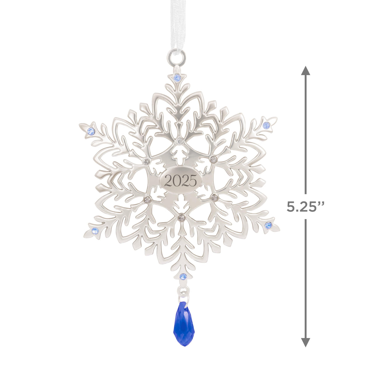 Hallmark Snowflake 2025 Christmas Ornament, Metal, Snowflake Gifts Hallmark