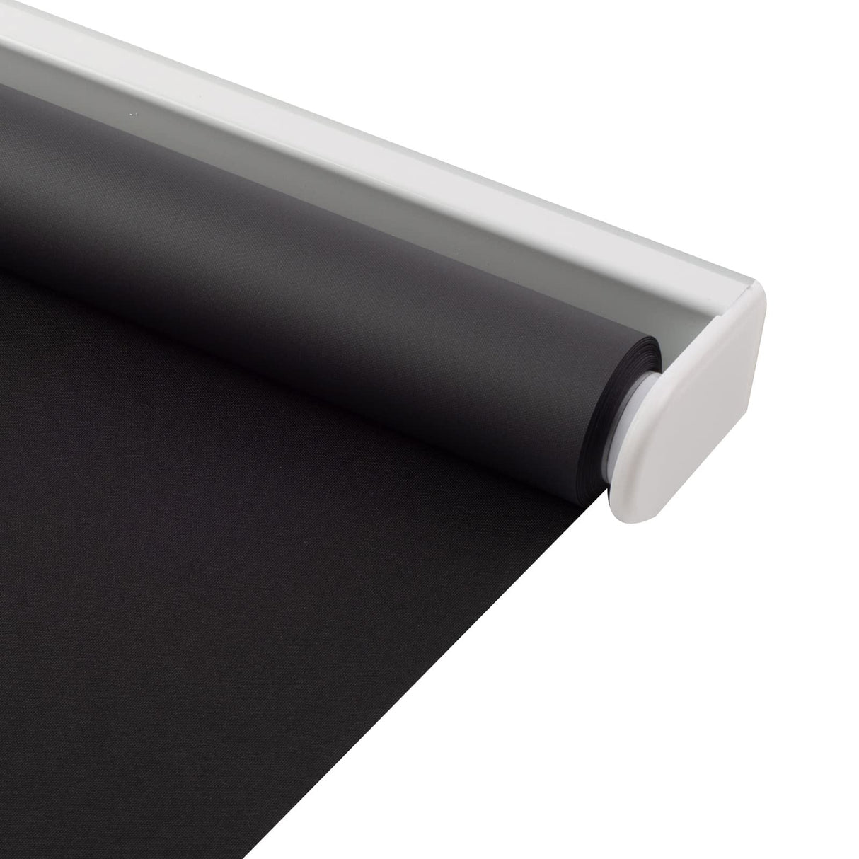 Sunoff Blackout Roller Shades Blinds Cordless for Windows Pull Down Room Darkening Door Blinds with Thermal Insulated Easy to Install for Living Room,Bedroom,Home,Office Bathroom Black 23" W x 72" H sunoff