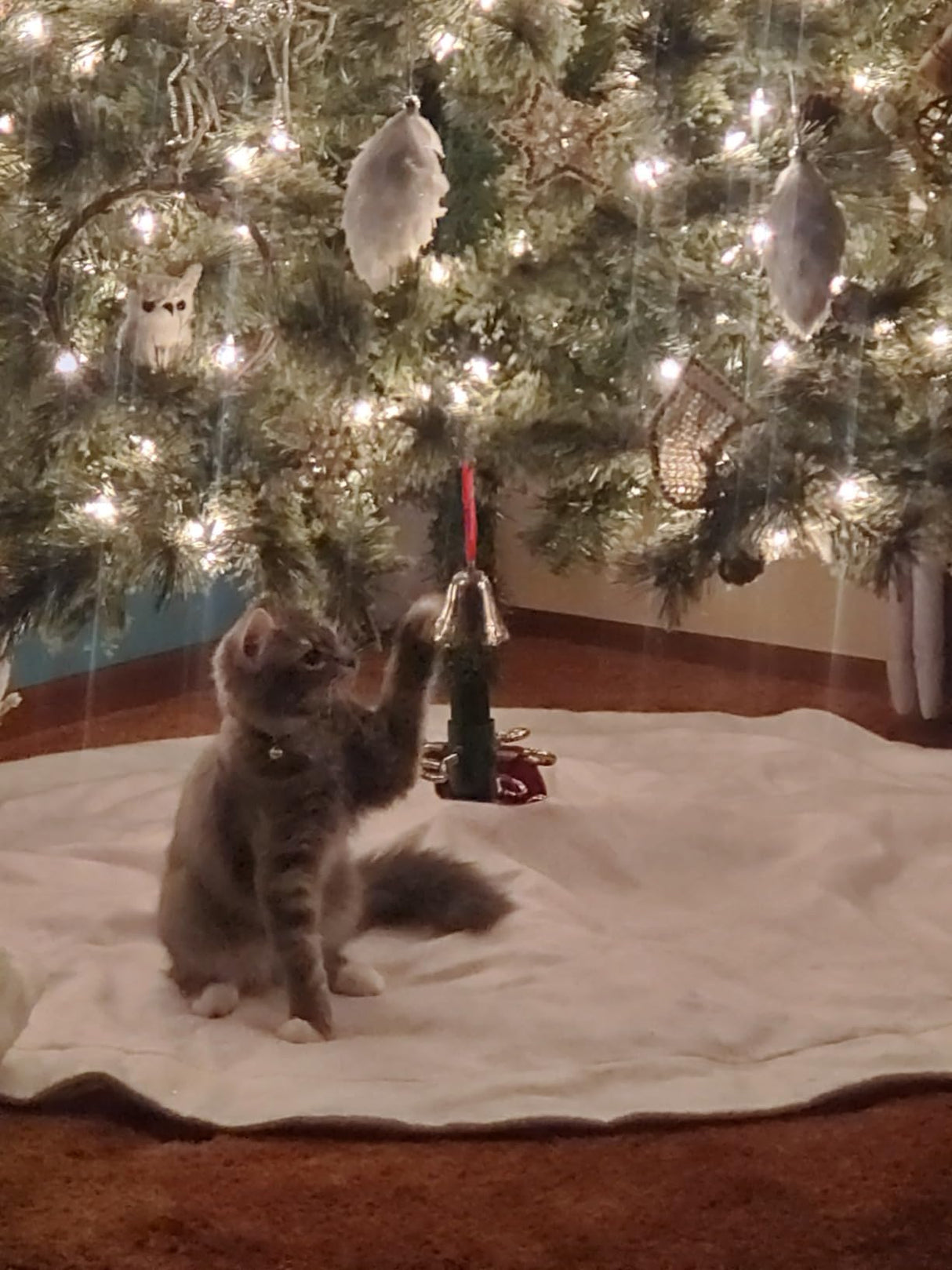 Goliath Welded Steel Artificial Christmas Tree Stand for Artificial Trees 4 to 8 Foot with a 1.25 inch Diameter Pole or Less (Max 8 Foot) Goliath