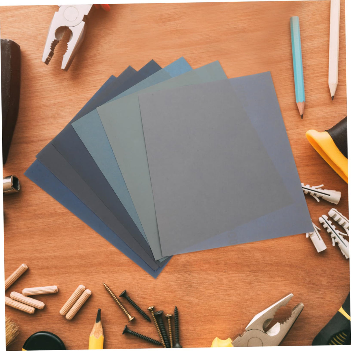 Cabilock Wet Dry Sandpaper Assorted Grits Versatile Abrasive for Automotive Wood Furniture Finishing Wood Turning Cabilock