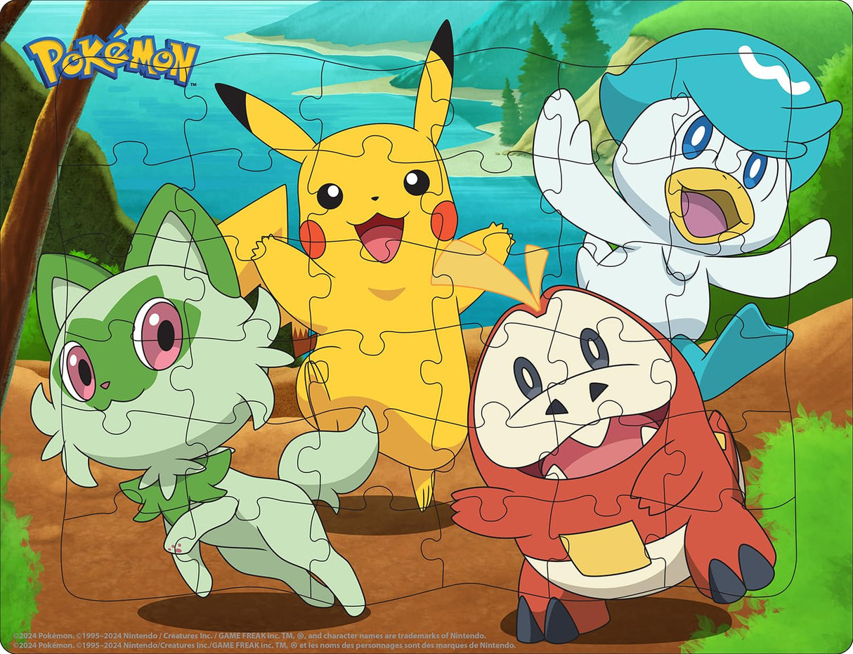 Buffalo Games - Pokémon - Play Time - Four 12-48 Piece Puzzle Board Preschool Tray Puzzles - Finished Puzzle Sizes are 14 x 10.75in Buffalo Games