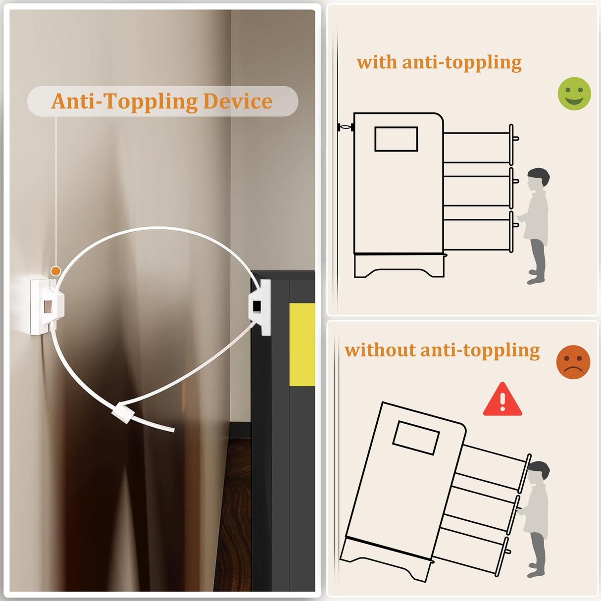 Whalefall Black LED Dresser for Bedroom, 6 Drawer Dressers & Chests of Drawers with Power Strip, Modern Dressers Wooden Storage Cabinet for Adults, Kids Whalefall