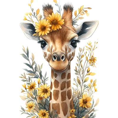 Auremi Diamond Art Painting Kits for Adults, 5D Giraffe Diamond Painting Kits for Adults Beginners DIY Full Drill Animal Diamond Dots Crystal Craft Kits for Home Wall Decor Gifts 11.8x15.7 inch