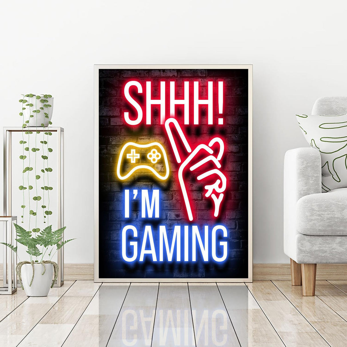 JFYHAB Diamond Art Painting Kits for Adults, Shhh Full Drill Diamond Dots Paintings for Beginners, Round 5D Paint with Diamonds Pictures Gem Art Painting Kits DIY Crafts Kits 12x16inch JFYHAB