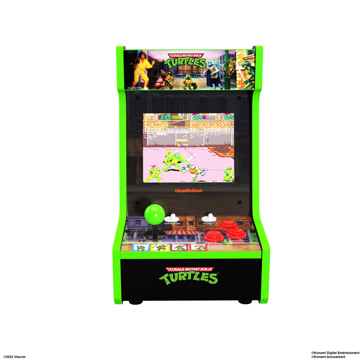 Arcade1UP Teenage Mutant Ninja Turtles Countercade 2 Games in 1 ARCADE1UP