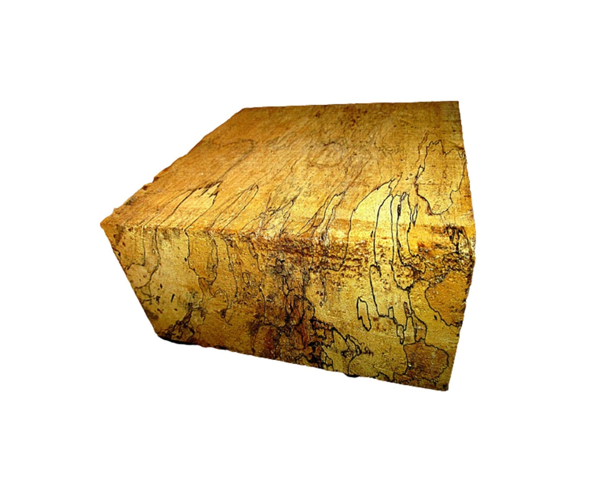 Bowl Blank Lathe Turning Block 6x6x3" Spalted Tamarind Wood Ministry of Warehouse