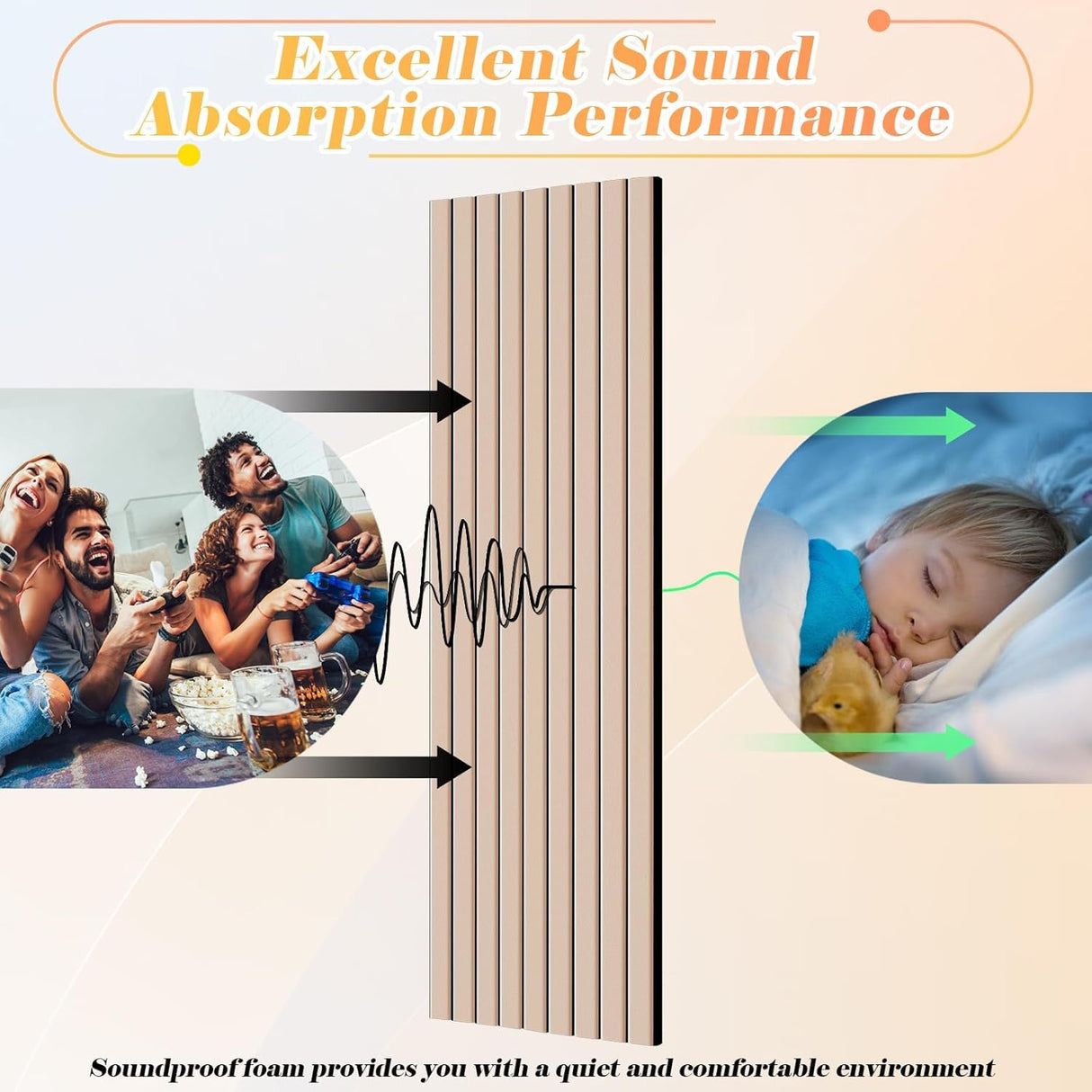 12 Pack Large Acoustical Wall Panels, Sound Proof Panels for Wall, 16 x 12 x 0.4 Inches Self-Adhesive Acoustical Soundproof Panels,Acoustic Treatment for Home Office Recording Studio Camel laapee